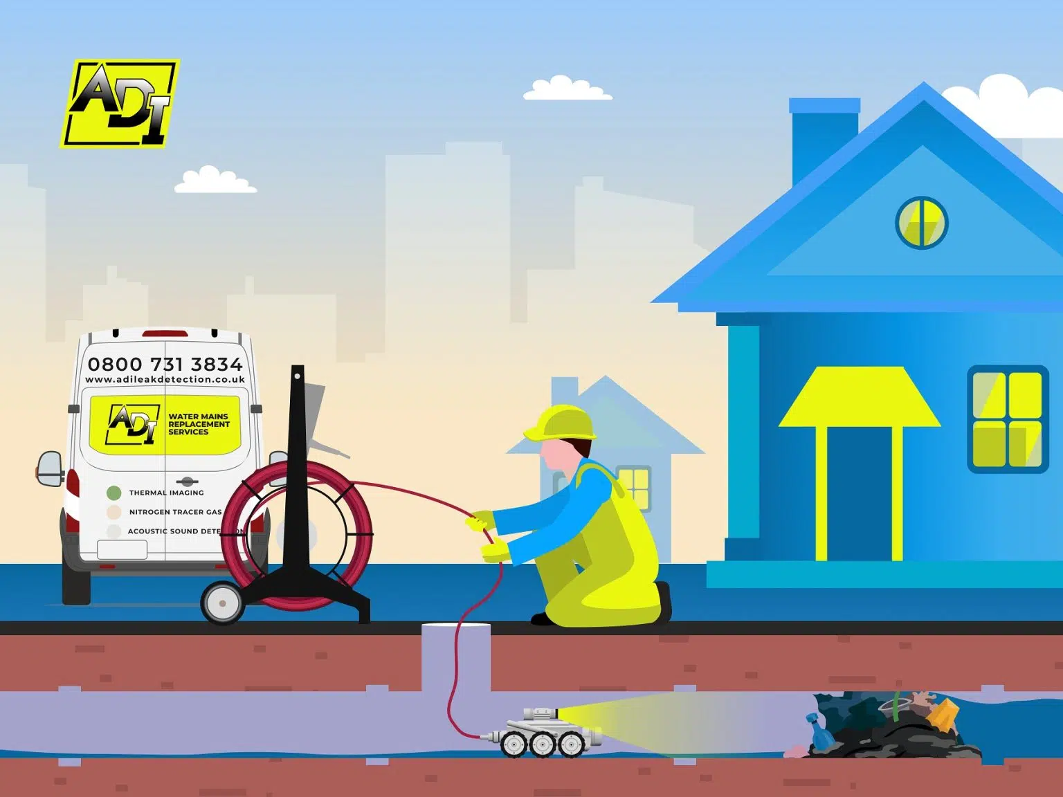 Drainage CCTV Surveys & Investigations Crosby